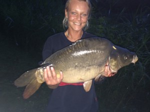 Bettina Brychczy 27.06.2014 Spiegelkarpfen 68cm, 6400g